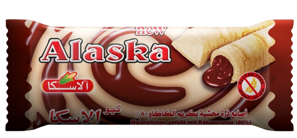 الاسكا اصابع ذرة بالشوكولاتة 16 غم