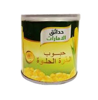 حدائق الامارات ذرة حلوة 300 غم حبة