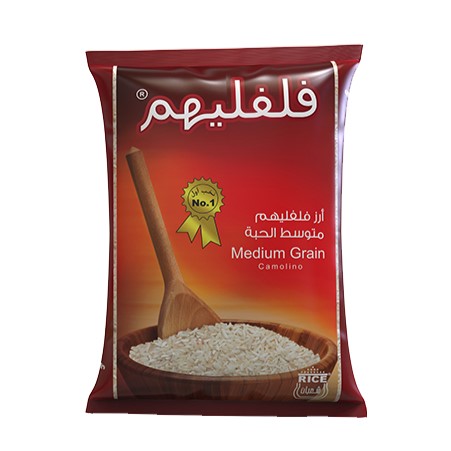 فلفليهم ارز متوسط الحبة احمر 3.3 كغم احمر