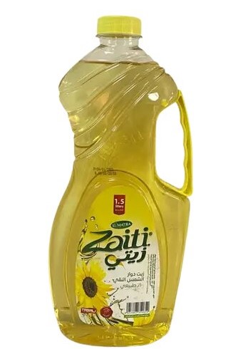 زيتي زيت دوار الشمس 1.5 لتر 
