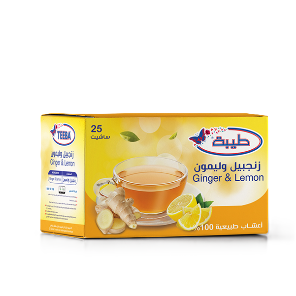 طيبة اعشاب زنجبيل وليمون 60غم